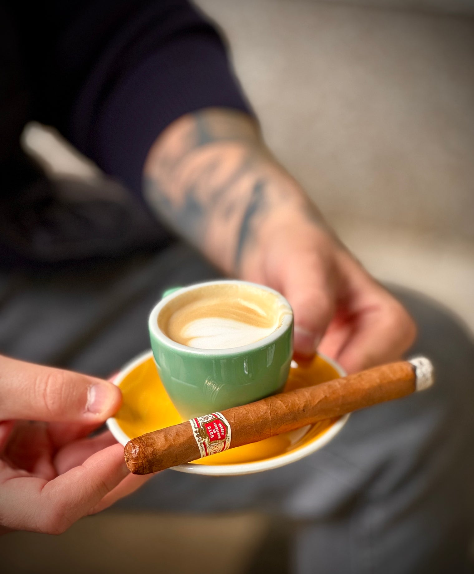 The elegant pairing of cigars and coffee